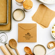 Unbleached 5x5 Parchment Paper Square Sheets – Excellent for Freezer Storage or Separating Baked Goods