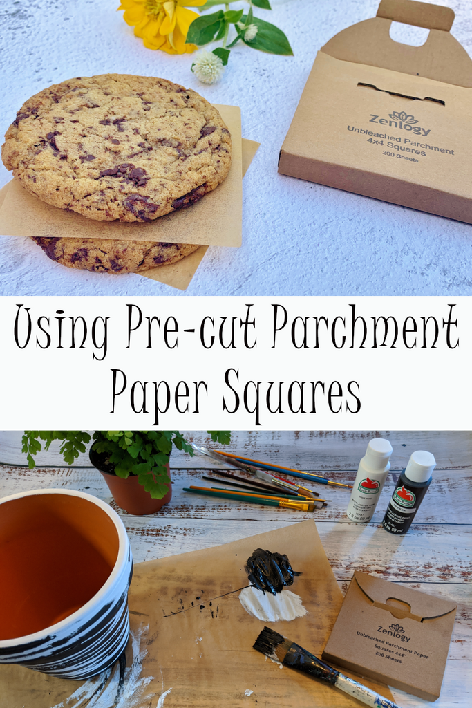 Unbleached 4x4 Parchment Paper Square Sheets (200 Sheets)