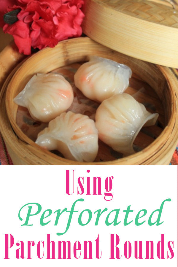 Using Perforated Parchment Paper Rounds