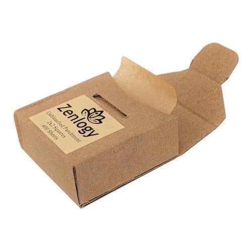 Unbleached 2x2 Parchment Paper Squares (400 sheets) – Zenlogy Unbleached 2x2 Parchment Paper Squares (400 sheets) – Zenlogy