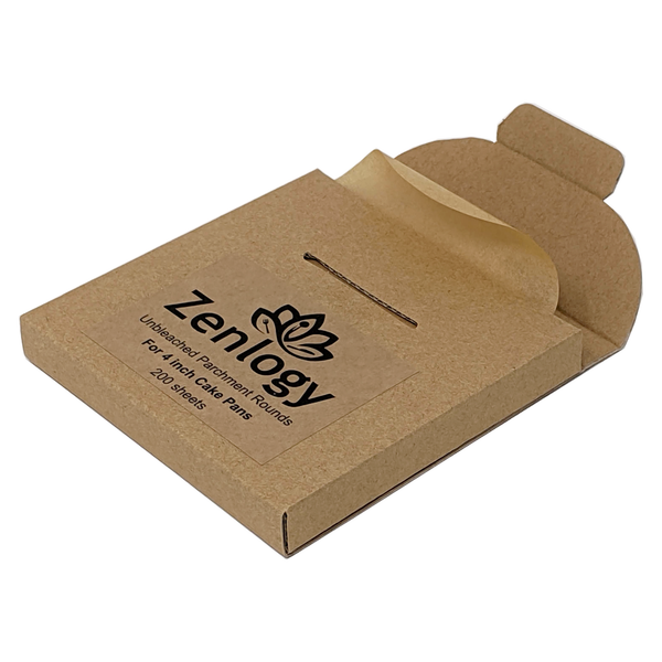 Unbleached 4 inch Parchment Rounds Exact Fit 4